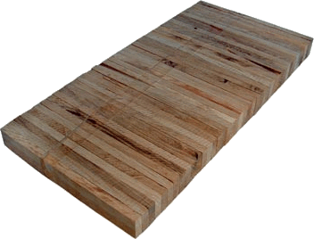 Hochkantlamellenparkett Industrieparkett kann mehrfach geschliffen und versiegelt werden.