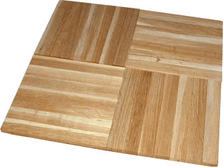 Mosaikparkett ist die klassische Form von massivem Parkett