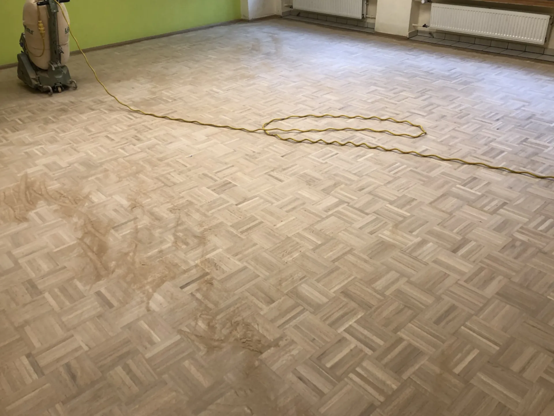 Dielenboden fertig restauriert, abgeschliffen und geölt